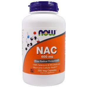 NAC, N Acetyl Cysteine (600 mg 250 Caps) NOW Foods
